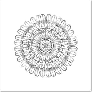 Flower Mandala Posters and Art